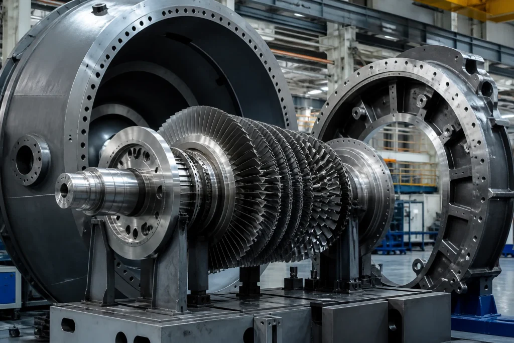 Large turbine equipment components