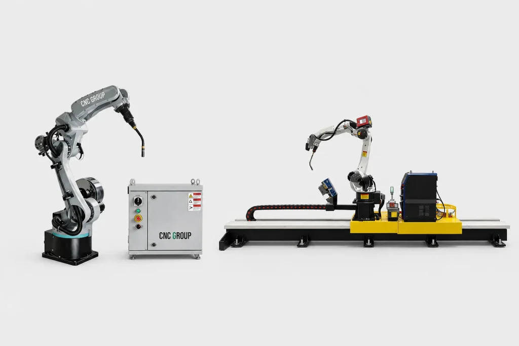 Robotic laser and structural welding systems